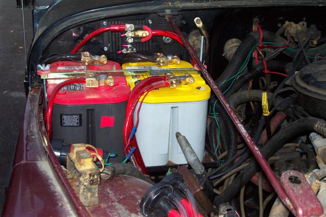 Jeep xj dual battery tray #5